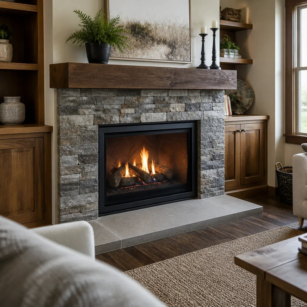 Gas fireplace service